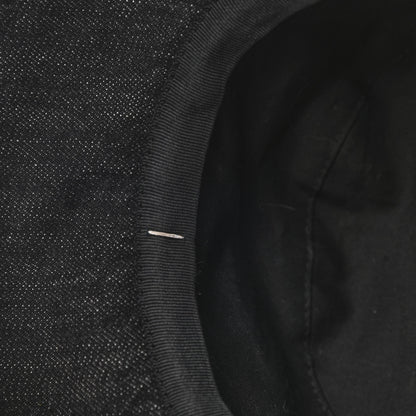 Chanel Denim Logo Bucket Hat L Black 9 of 11