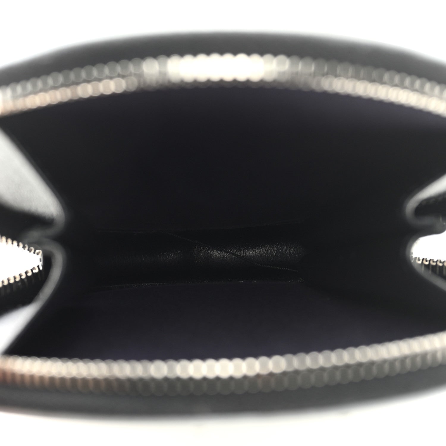 Prada Spazzolato Round Chain Coin Crossbody Pouch Argento 1387918