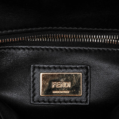 Fendi Nappa Mini Peekaboo Iconic Satchel Black 6 of 6
