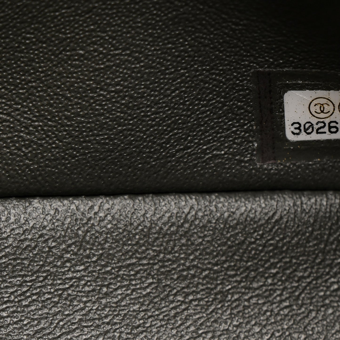 Lambskin Quilted Mini Rectangular Flap Dark Grey