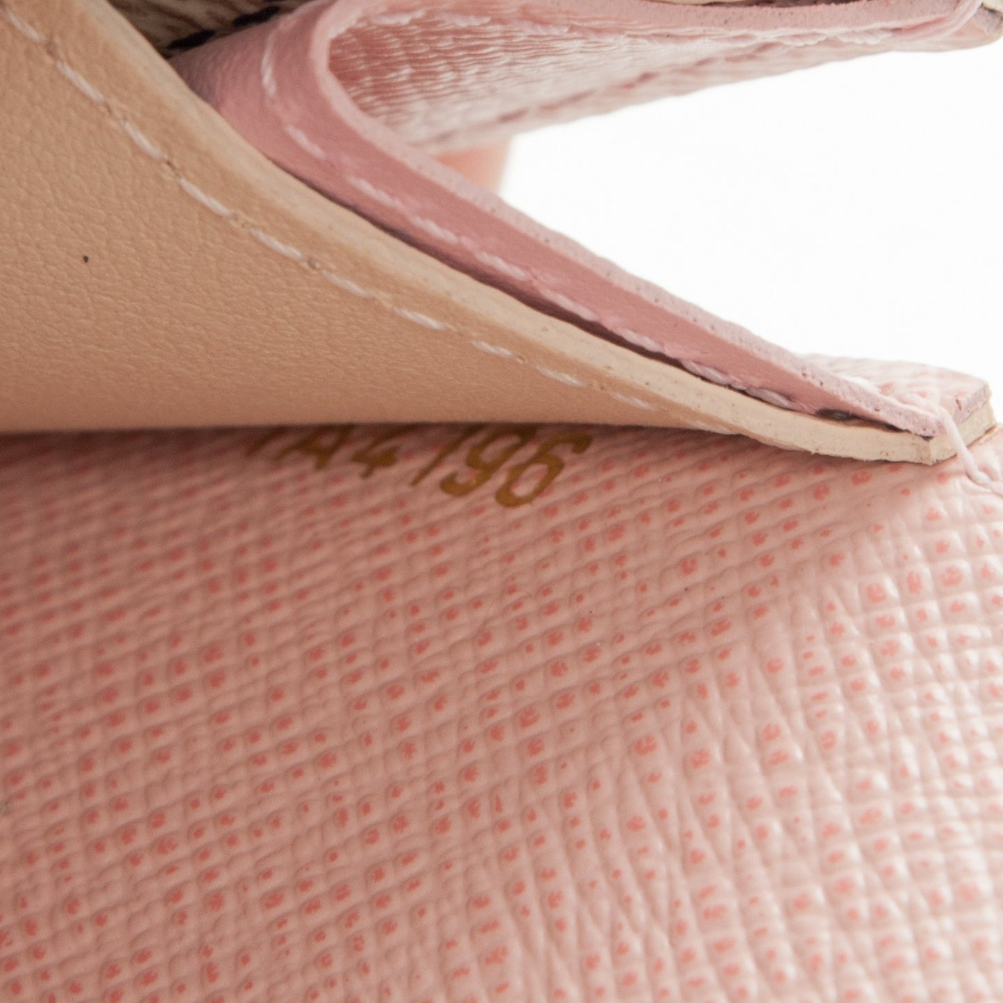 Damier Azur Emilie Wallet Rose Ballerine
