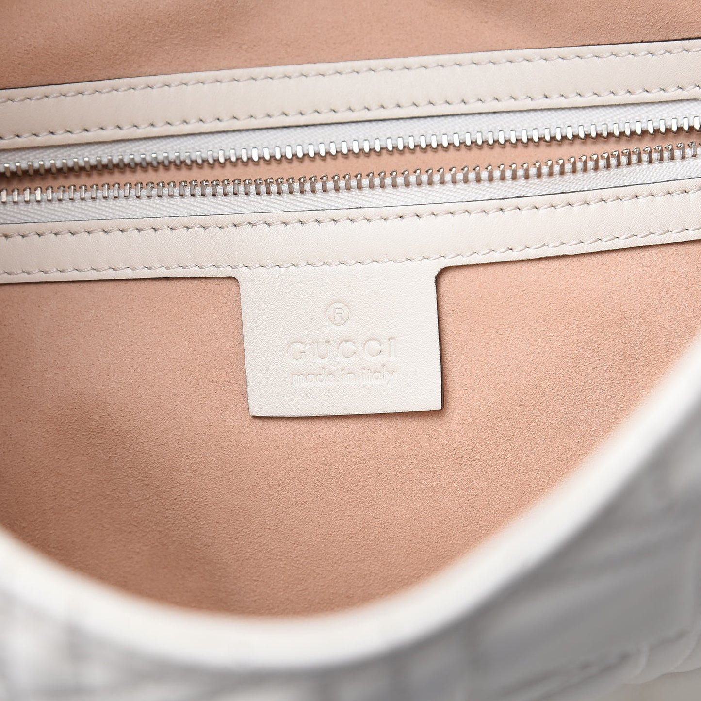 Calfskin Quilted Small Dionysus Hobo White