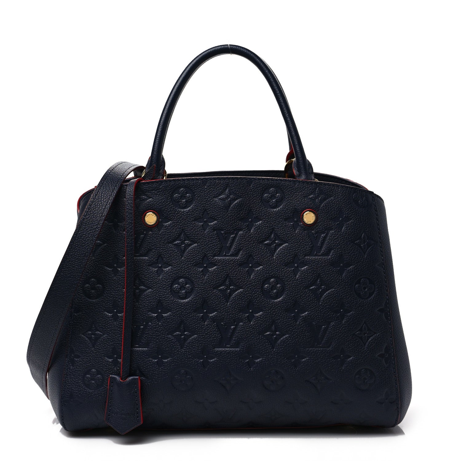 Louis Vuitton Empreinte Montaigne MM Marine Rouge 1 of 8