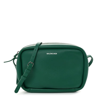 Balenciaga Calfskin Logo S Everyday Camera Bag Green 1 of 9