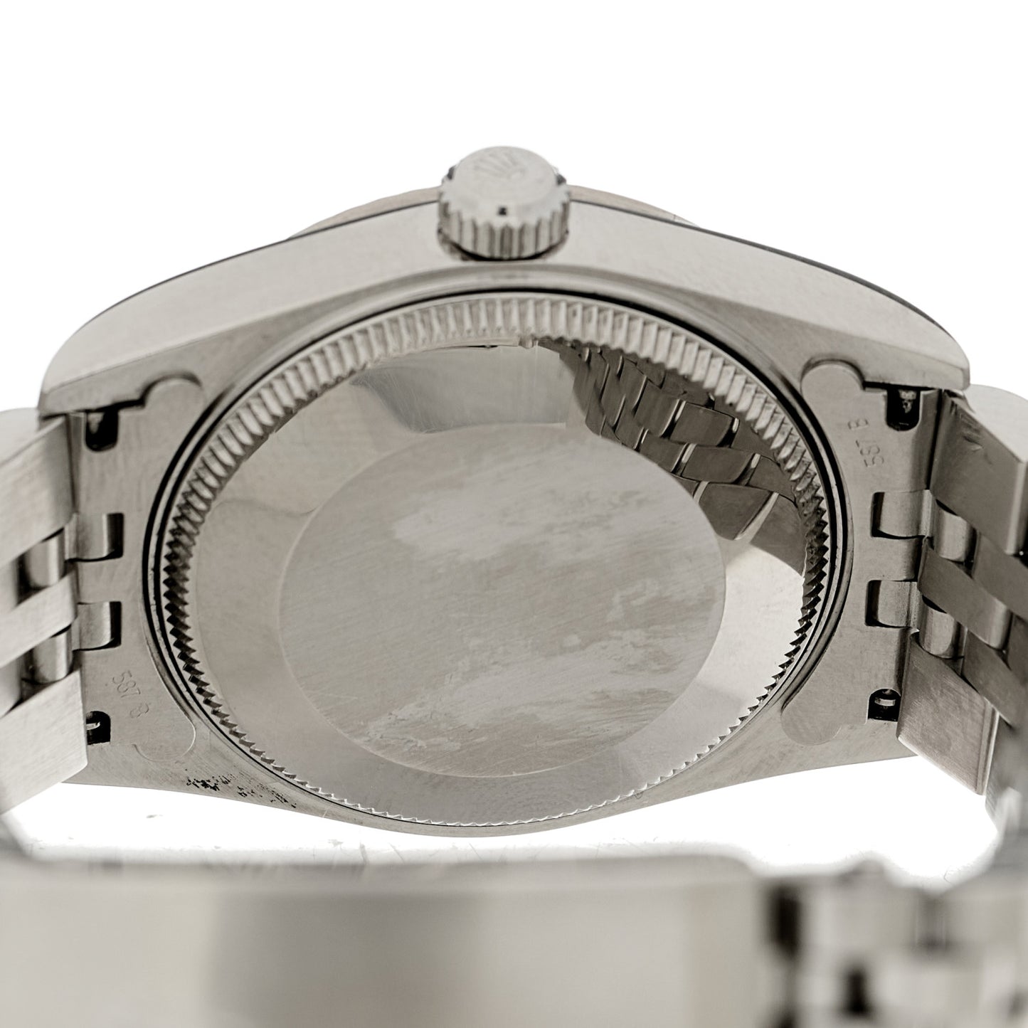 Stainless Steel 18K White Gold Diamond 31mm Oyster Perpetual Datejust Watch Silver Jubilee 78274