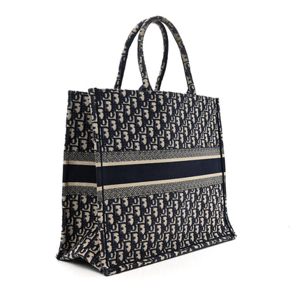 Christian Dior Oblique Large Book Tote Blue Multicolor 2 of 12
