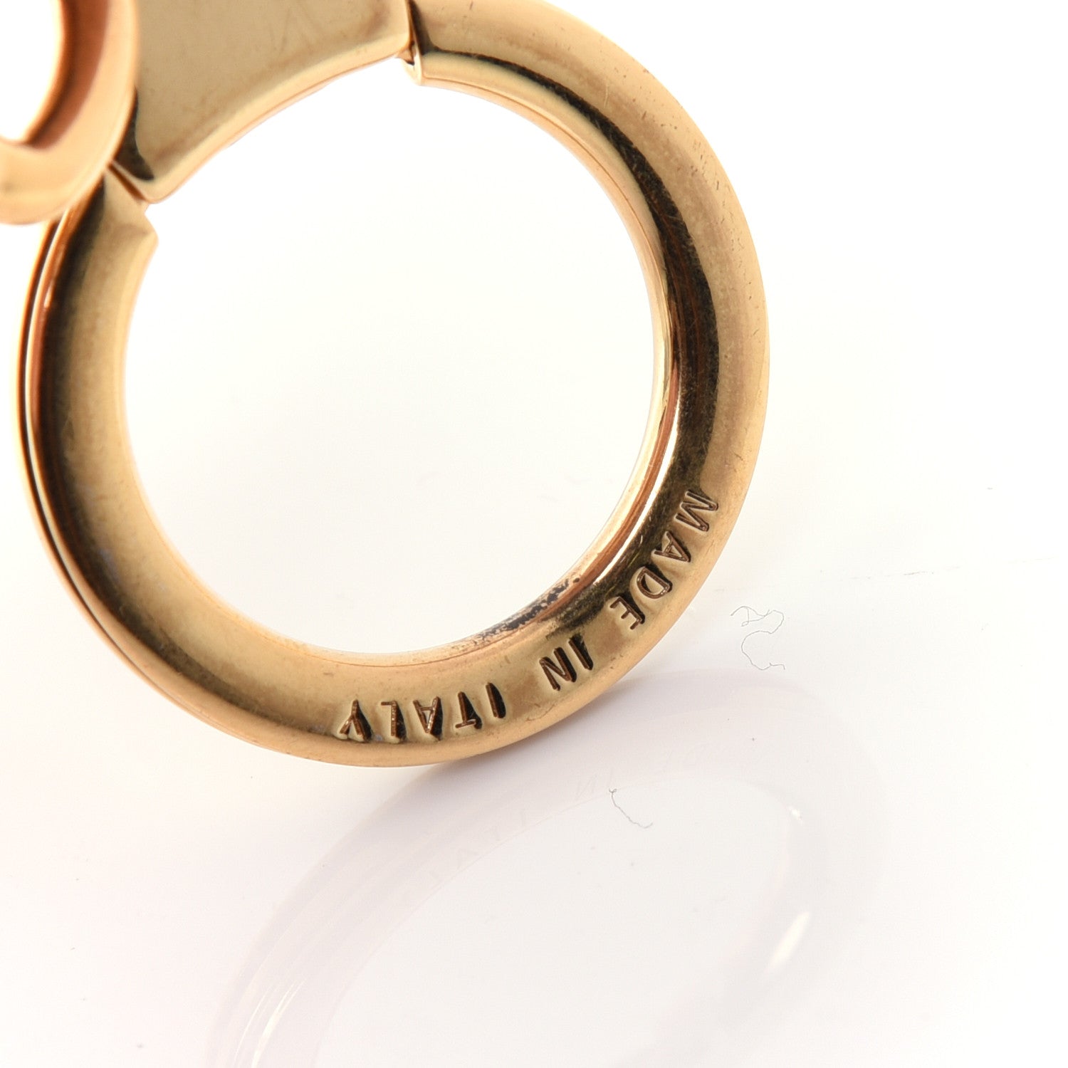 Louis Vuitton Pochette Extender Key Ring Gold 3 of 4