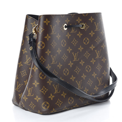 Louis Vuitton Monogram Neonoe MM Black 3 of 10