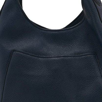 Prada Vitello Daino Pocket Hobo Bag Blue 8 of 10