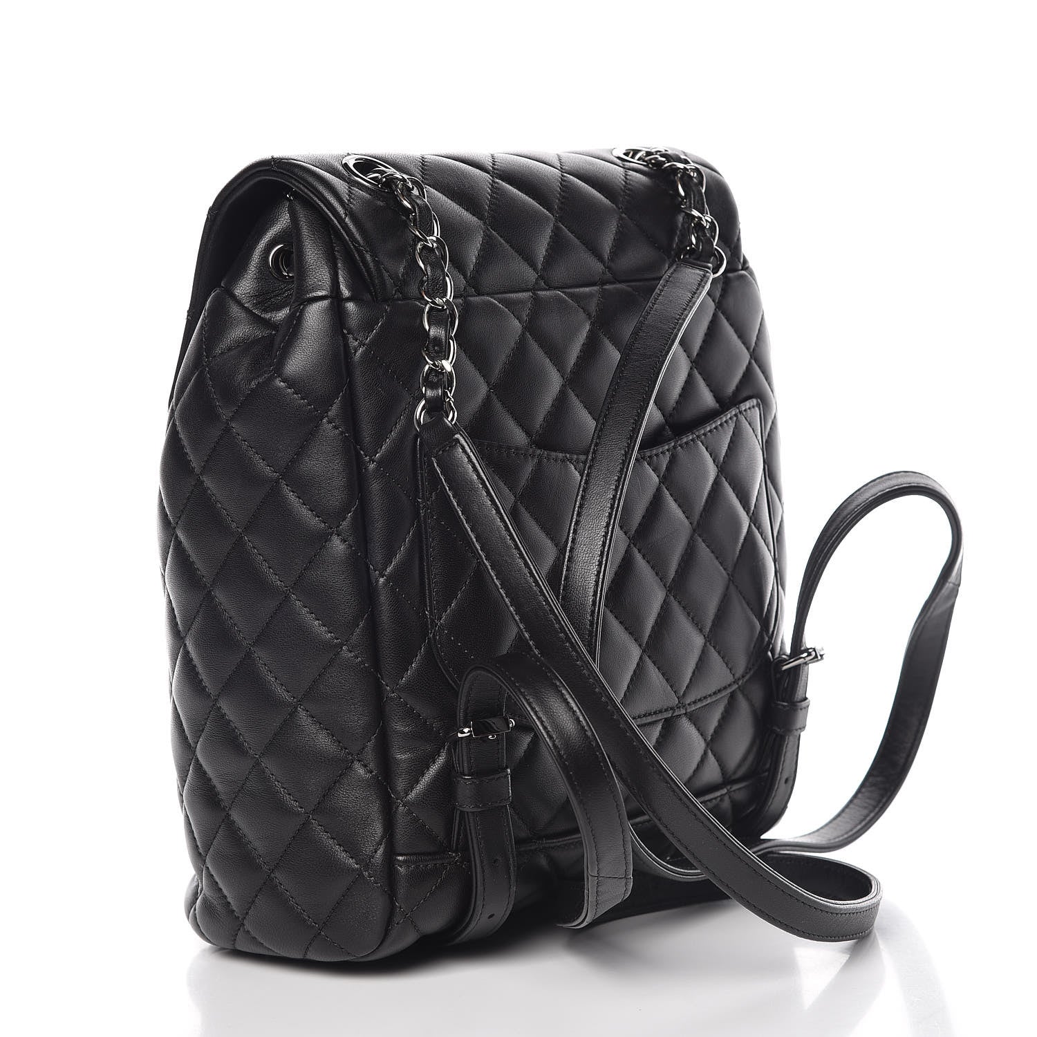 Chanel Lambskin Quilted Small Urban Spirit Backpack Black 3 of 10