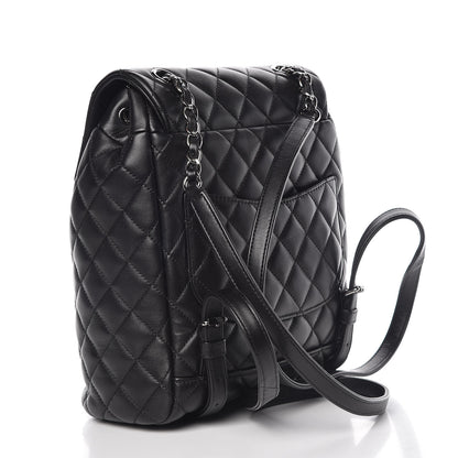 Chanel Lambskin Quilted Small Urban Spirit Backpack Black 3 of 10