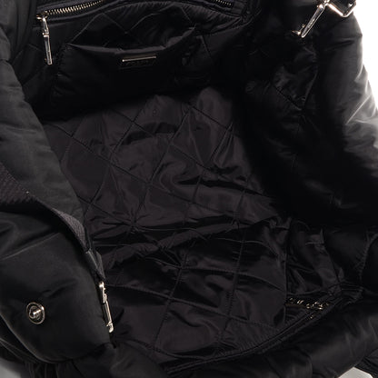 Prada Tessuto Nylon Bomber Tote Nero Black 5 of 12