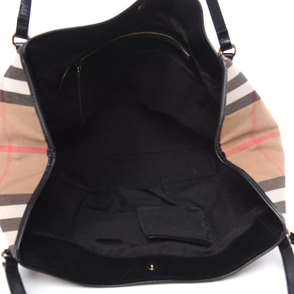 Burberry House Check Medium Canterbury Tote Black 5 of 19