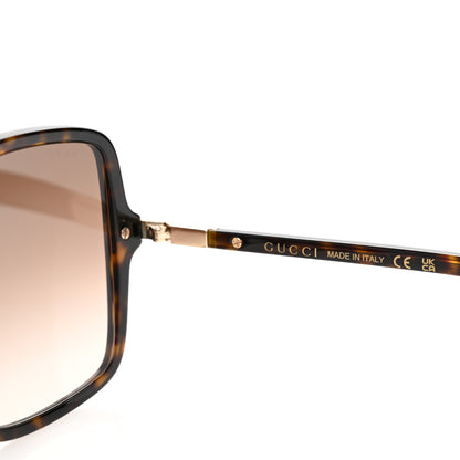 Gucci Acetate Square Frame Web Sunglasses GG1448SA Tortoise 5 of 9