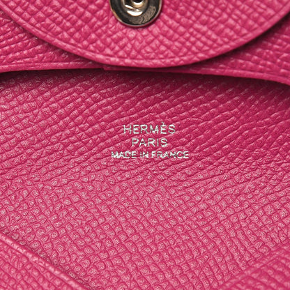 Hermes Epsom Bastia Coin Purse Rose Pourpre 6 of 8