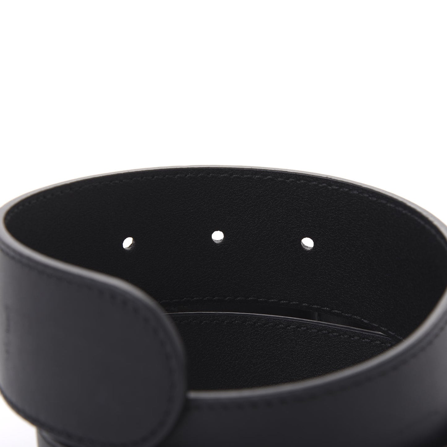 Moon Calfskin Scales Double G 40mm Belt 75 30 Black