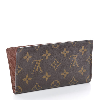 Louis Vuitton Monogram Simple Checkbook Holder Wallet 3 of 6
