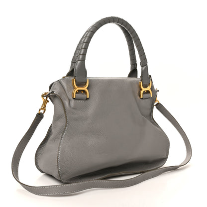 Chloe Calfskin Medium Marcie Satchel Cashmere Grey 3 of 11