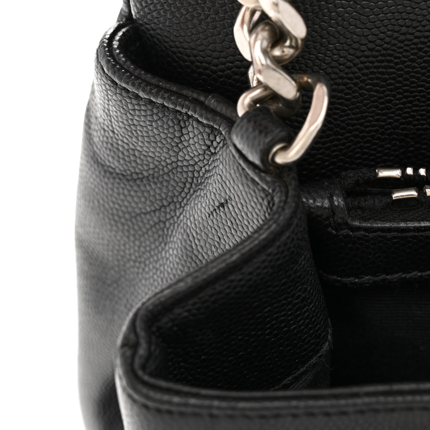 Saint Laurent Grain De Poudre Medium West Hollywood Monogram Fold-Over Black 20 of 22