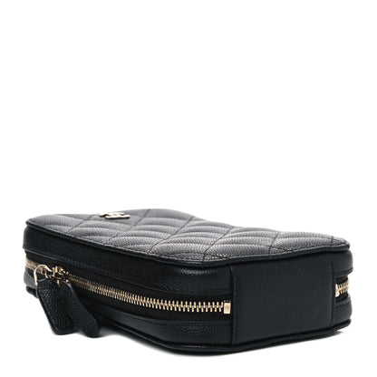 Chanel Caviar Quilted Zip Phone Case Black 3 of 4