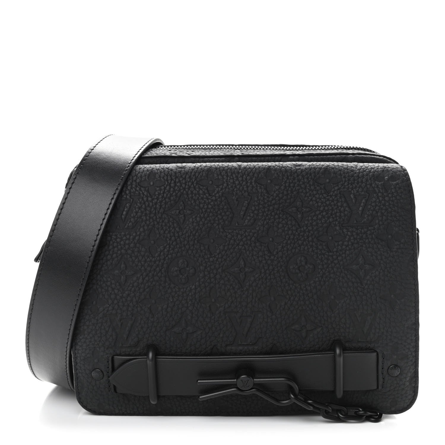 Louis Vuitton Taurillon Monogram Steamer Messenger Black 1 of 10