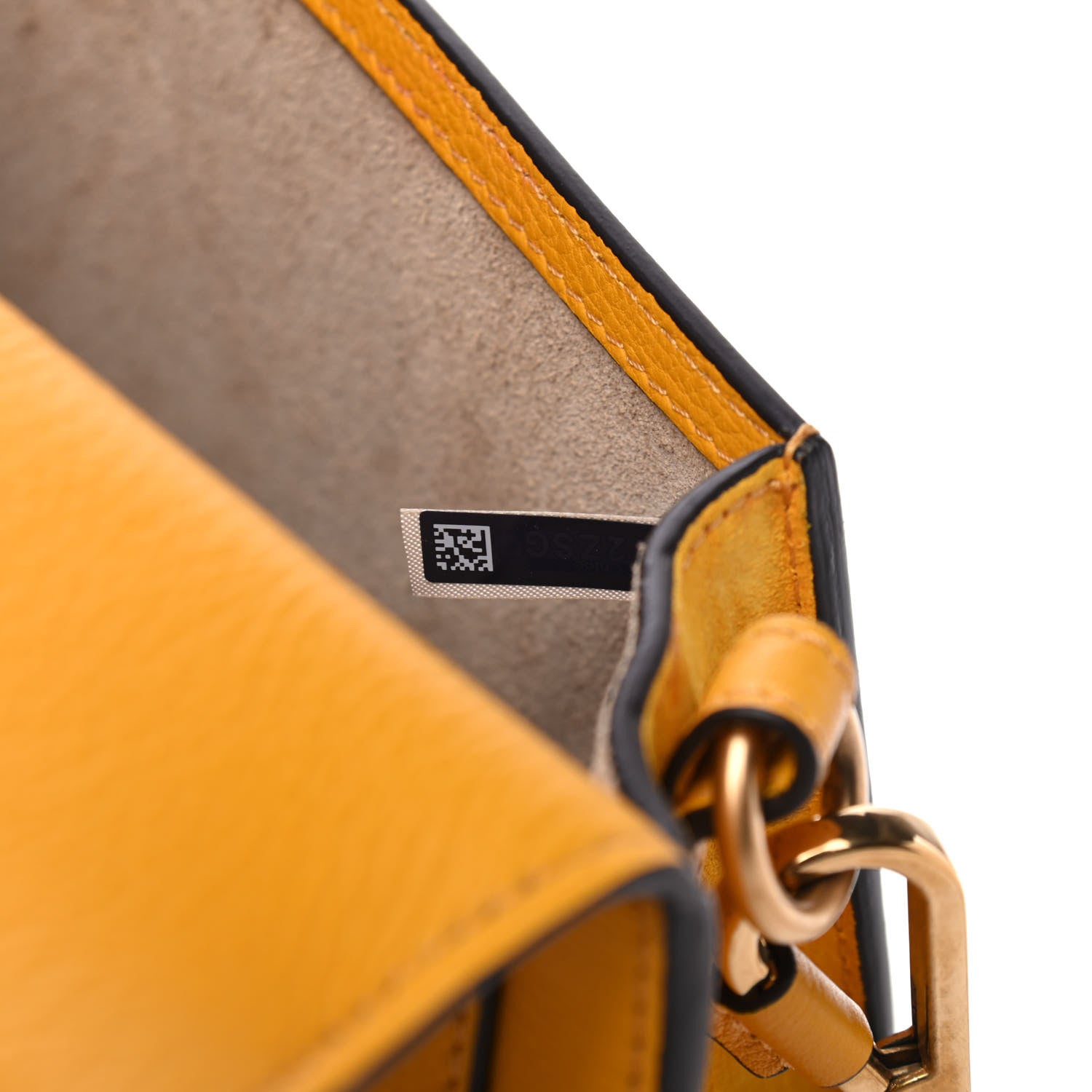 Chloe Calfskin Suede Medium Nile Bracelet Bag Dark Ochre 8 of 10