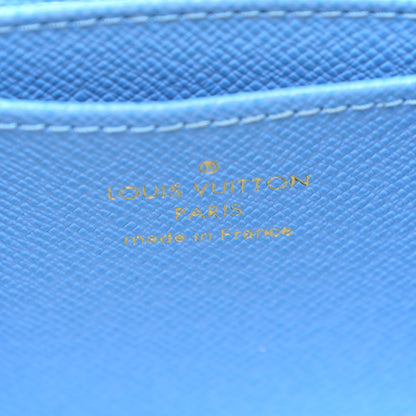 Louis Vuitton Monogram 2021 Christmas China Animation Zippy Coin Purse Myosotis Blue 6 of 10