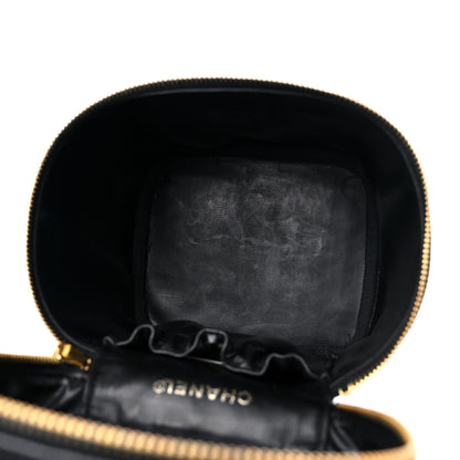 Chanel Caviar Vanity Cosmetic Case Black 5 of 14