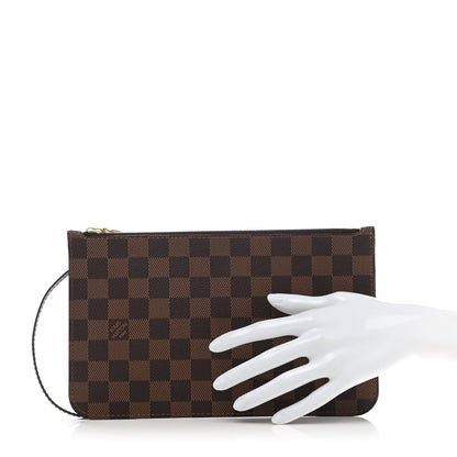 Louis Vuitton Damier Ebene Neverfull MM GM Pochette 2 of 6