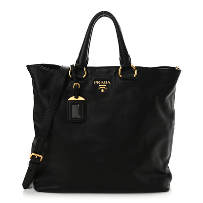 Prada Soft Calf Shopping Tote 1 of 12