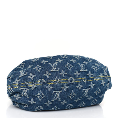 Louis Vuitton Monogram Denim Pleaty Blue 4 of 9