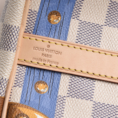Louis Vuitton Damier Azur Summer Trunks Speedy Bandouliere 30 6 of 8