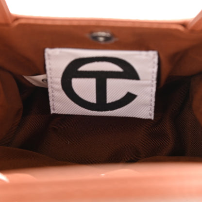 Telfar Vegan Leather Small Shopping Bag Tan 5 of 9