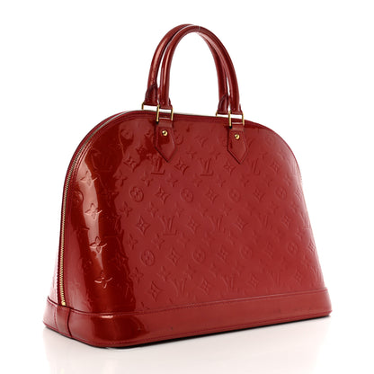 Louis Vuitton Vernis Alma GM Pomme D'Amour 3 of 12