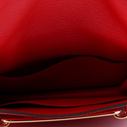 Hermes Chevre Mysore Roulis Slim Wallet Rouge De Coeur 3 of 8