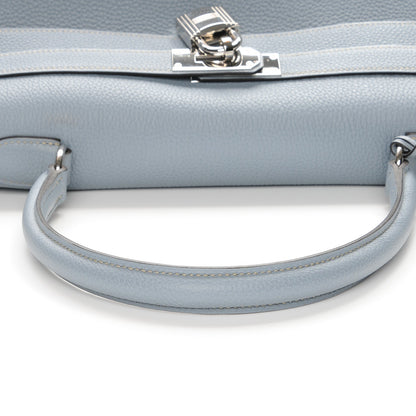 Hermes Togo Shoulder Kelly 40 Bleu Lin 10 of 23