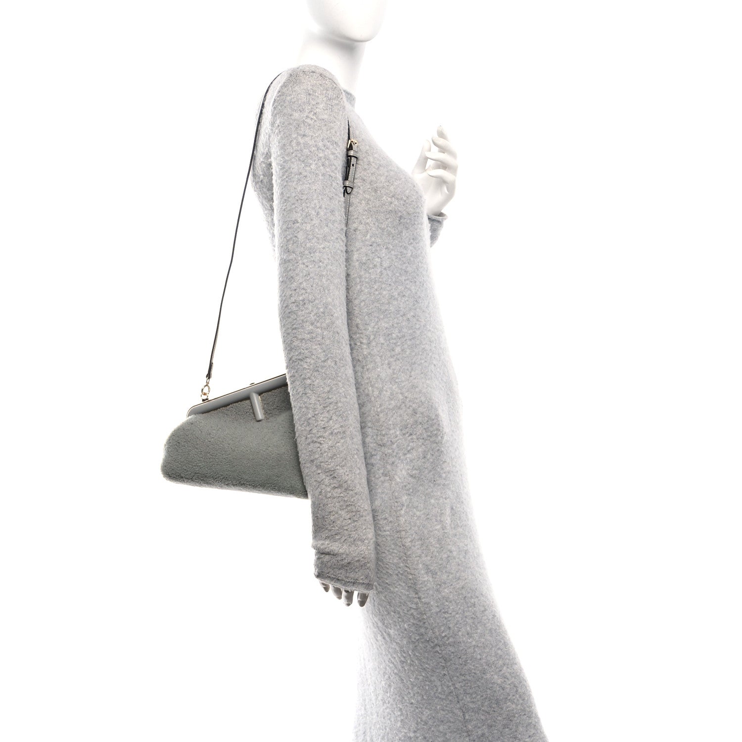 Fendi Shearling Small Fendi First Ghiaccio Oro Soft 1816277