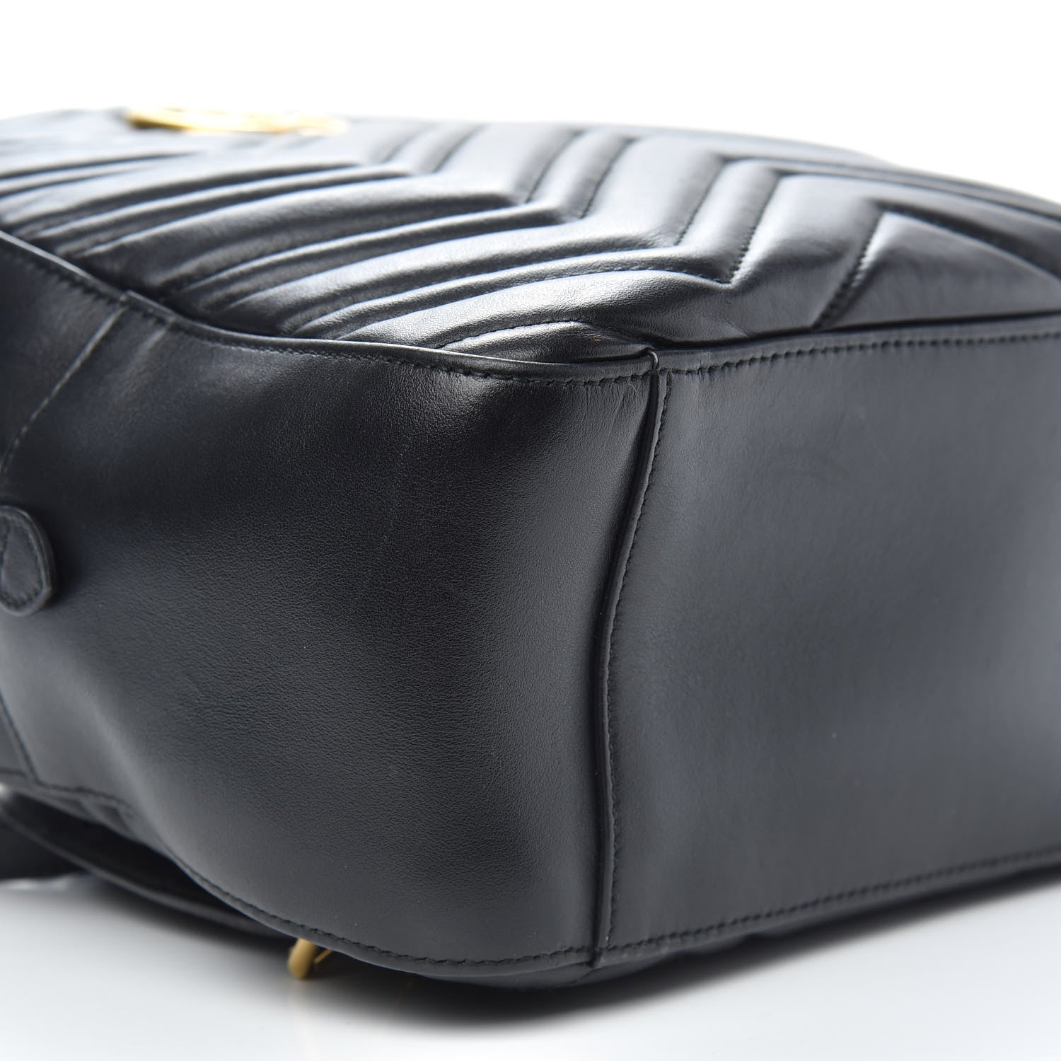 Gucci Calfskin Matelasse GG Marmont Backpack Black 7 of 11