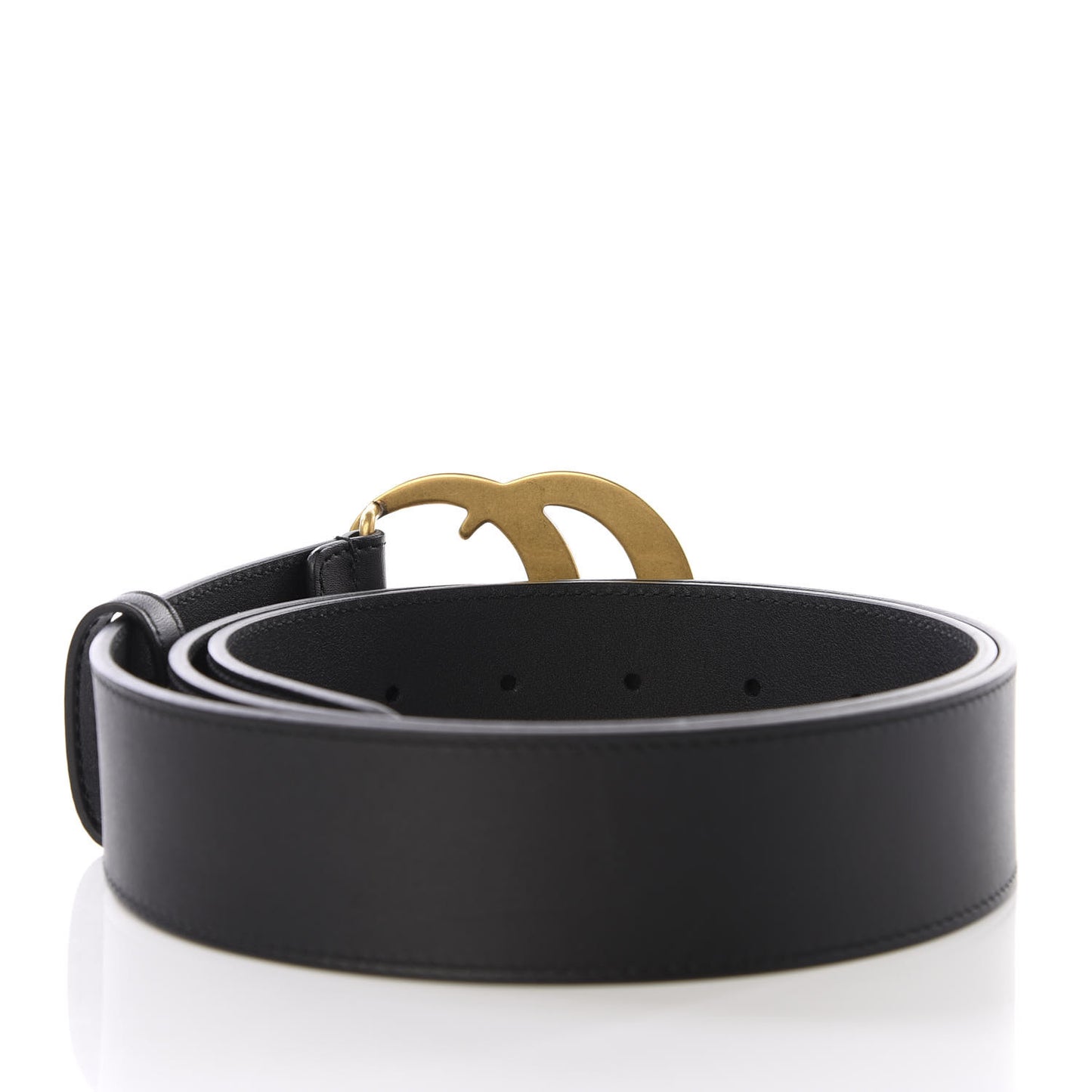 Calfskin Double G 40mm Belt 95 38 Black