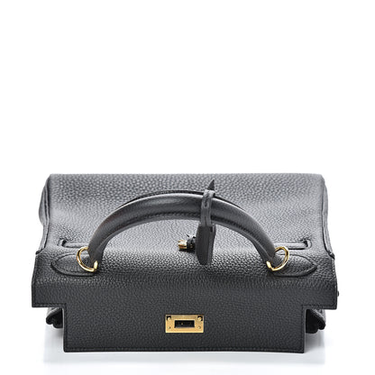 Hermes Togo Kelly Retourne 25 Black 14 of 40