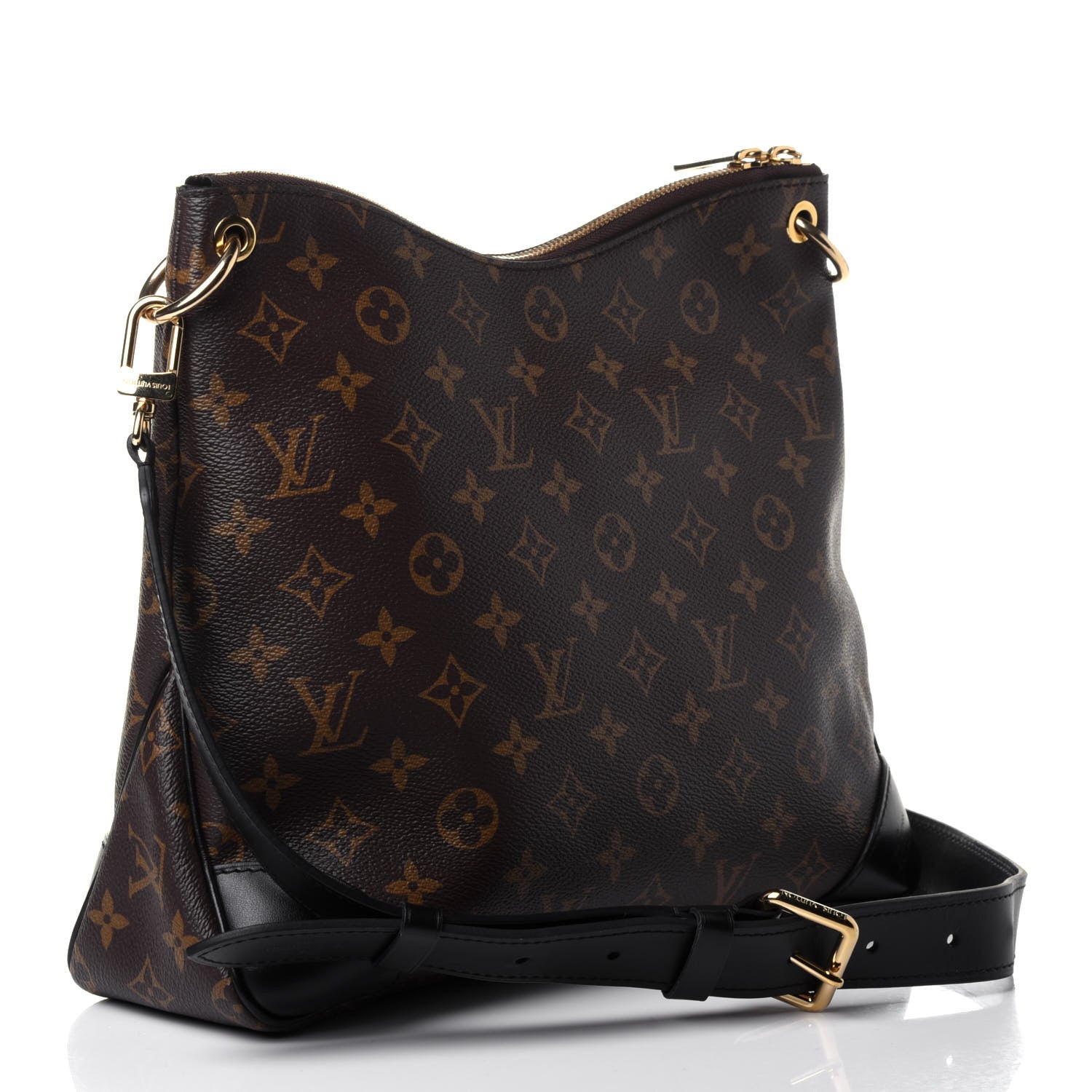 Louis Vuitton Monogram Odeon MM Black 2 of 10