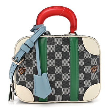 Louis Vuitton Damier Valisette BB Black White 1 of 11