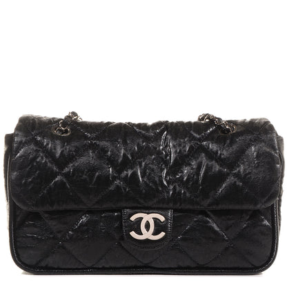 Chanel Coated Canvas Le Marais Flap Black 1 of 8
