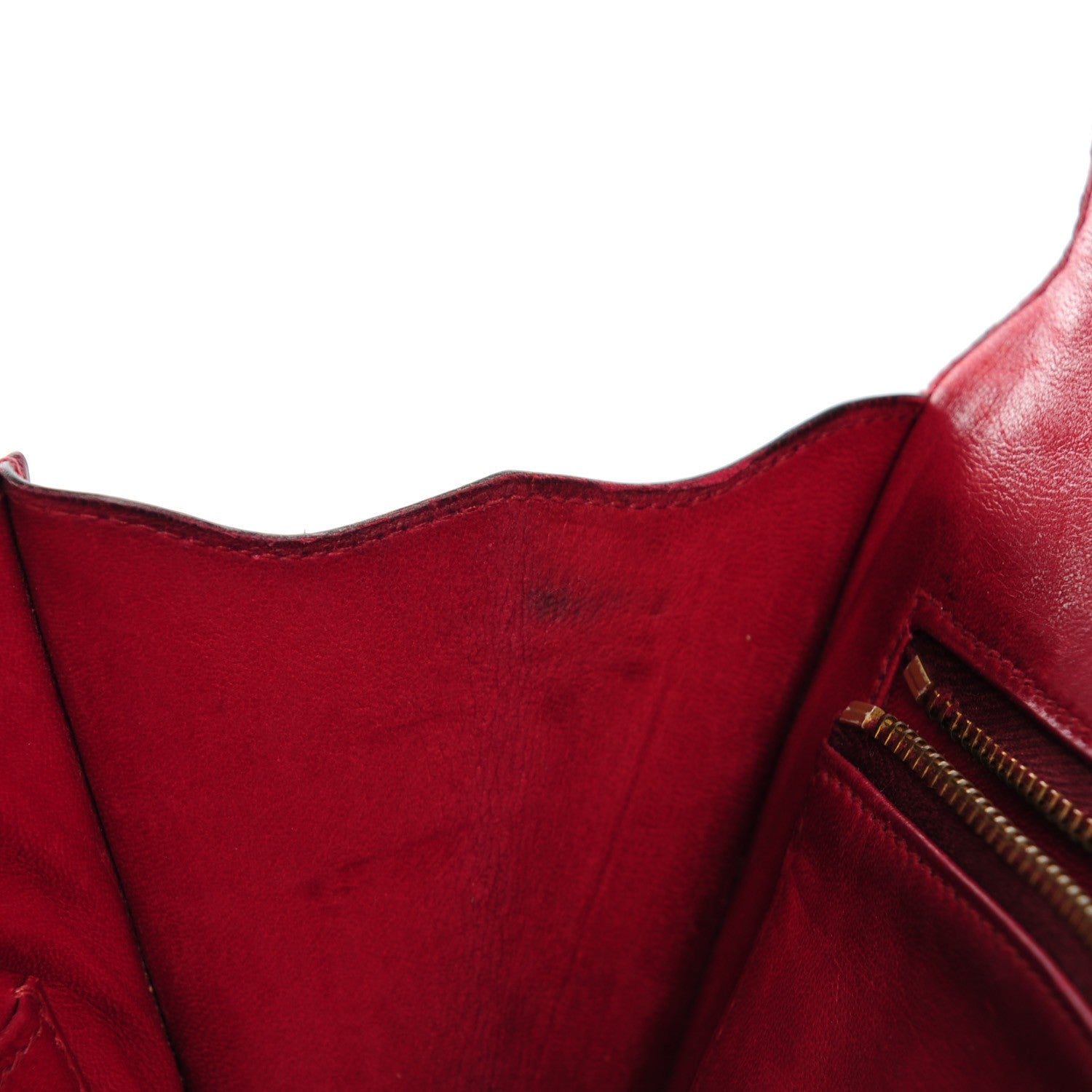 Hermes Box Gaine Clutch Rouge H 13 of 13