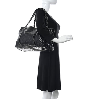 Chanel Patent Calfskin Large Luxe Ligne Tote Black 2 of 12