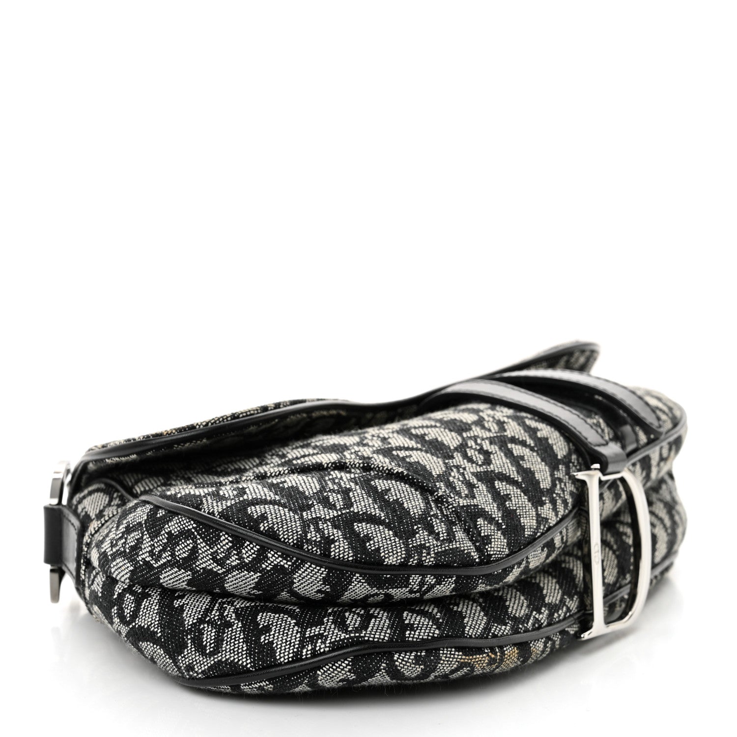 Christian Dior Monogram Saddle Bag Blue 4 of 11