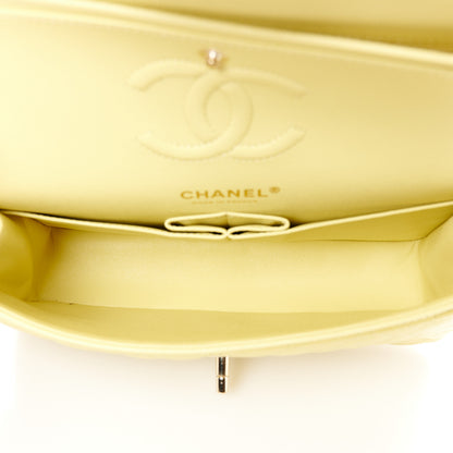 Chanel Caviar Quilted Small Double Flap Light Yellow 5 of 11