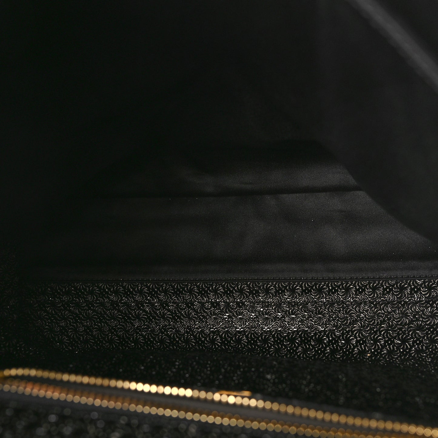 Patent Large Peekaboo Iconic Satchel Black