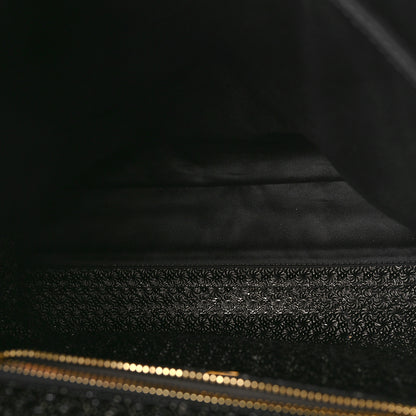Fendi Patent Large Peekaboo Iconic Satchel Black 6 of 9