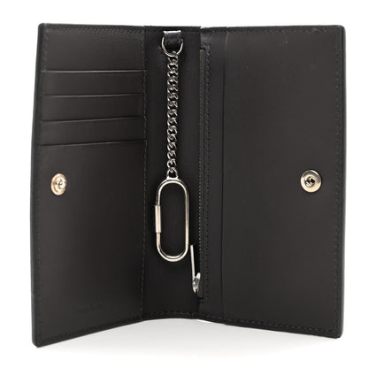 Celine Smooth Lambskin Frame Coin Card Purse Liquorice Antique Rose 5 of 6